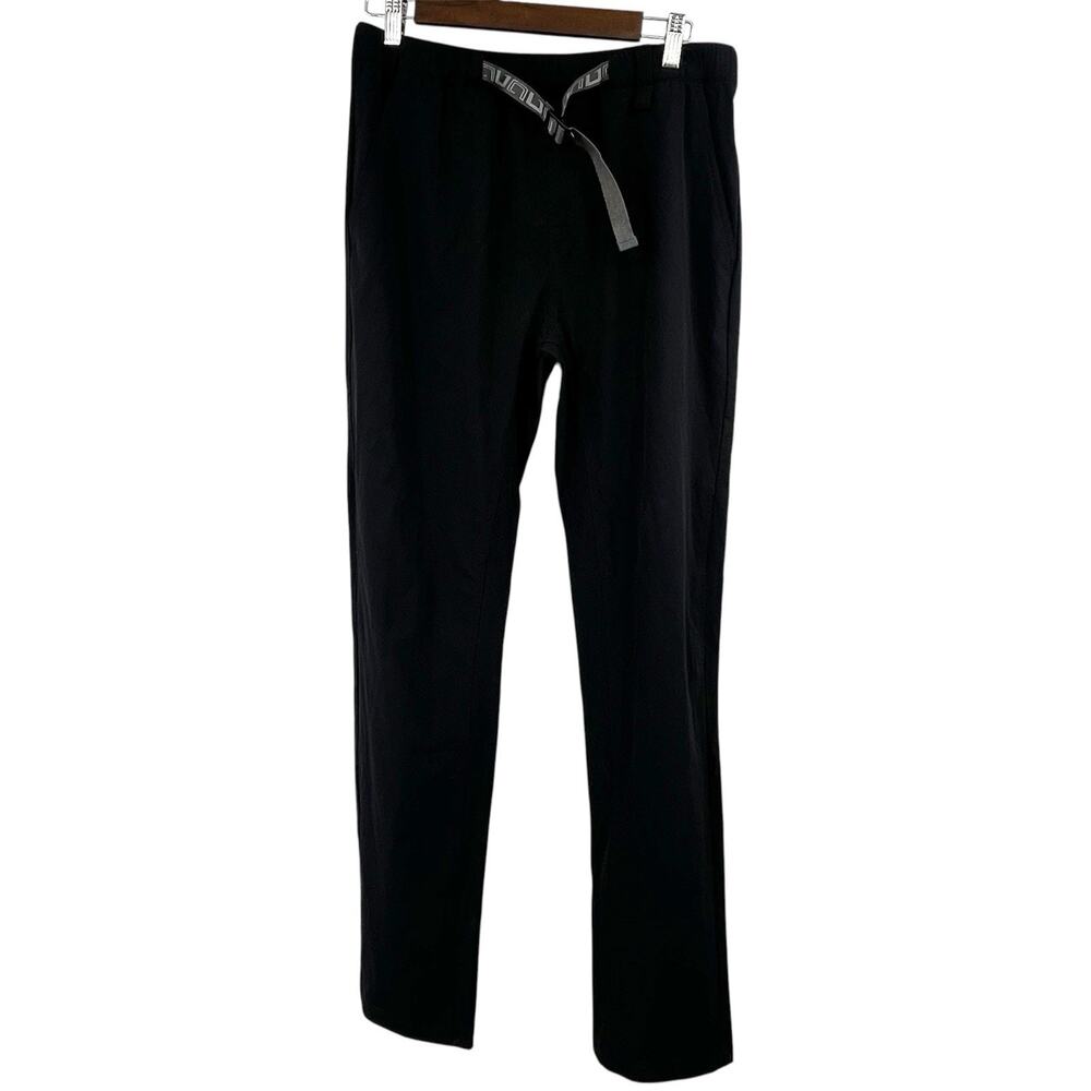 Huk Creekbed Pant Medium Black Vented Outdoor Fishing Adjustable Waist Inseam 32